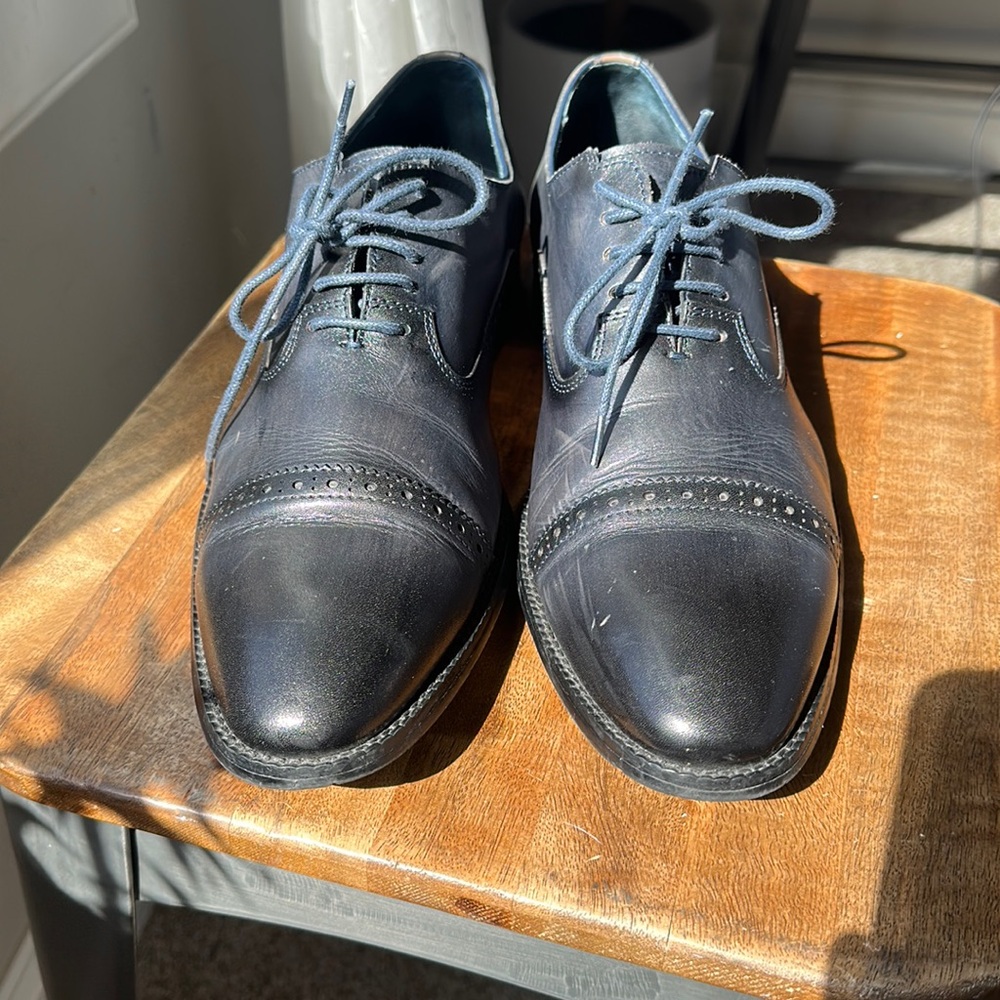 Men’s Vintage Foundry Co. Dress Shoes. Navy Blue. Size 11